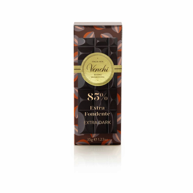 118056 Čokoláda Venchi extra hořká tyčinka 75% s kakaovou náplní 25 g