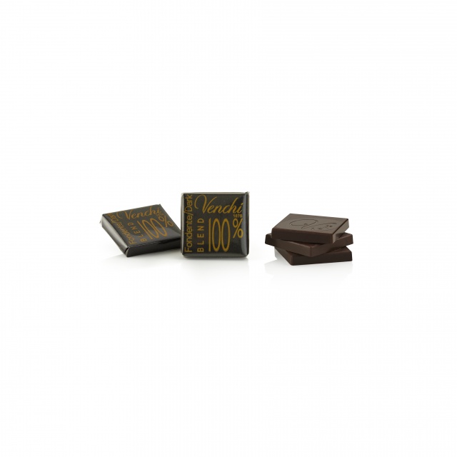 117183 Čokoláda Venchi miničtverečky 100% kakaová hmota z Venezuely 100 g