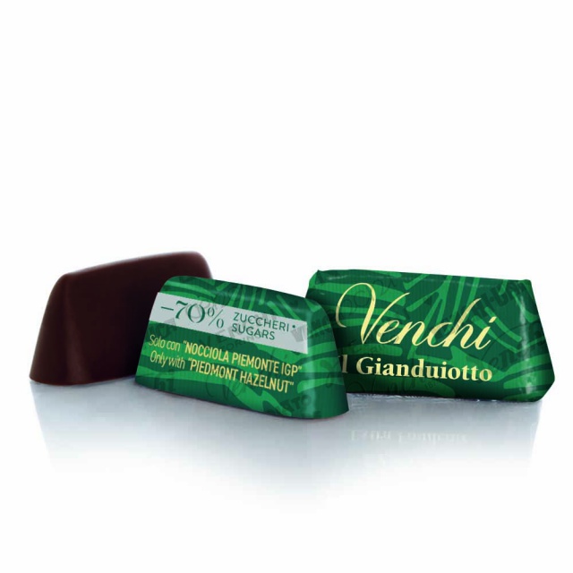 116078 Čokoláda Venchi mléčné minicihličky Gianduja s lískovým oříškem 100 g