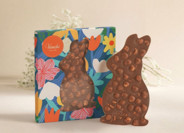 143103 Venchi zaj��ek z b�l� �okol�dy se solen�mi o��ky 160 g