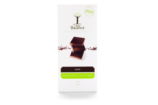EP0873 Čokoláda Balance STEVIA hořká s borůvkami, bez přidaného cukru 35 g