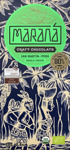 MA3 Čokoláda Maraná BIO hořká 70% San Martín - Peru 70g
