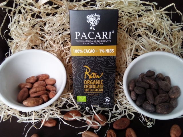 PAC001i Čokoláda Pacari BIO 70% hořká RAW 10g 